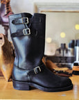 Heritage Engineer Rider - Black Oil Tan - 9.5 E