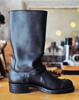 Heritage Engineer Rider - Black Oil Tan - 9.5 E