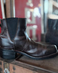 ReBoot - Aurora Square Toe - Brown Pull Up - 6.5 E