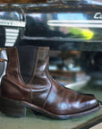 ReBoot - Aurora Square Toe - Brown Pull Up - 6.5 E