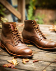 Parade Brogue Boot - Brown - 10 EE