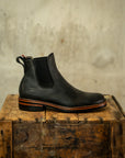 Whole-cut Chelsea Boot Charcoal Nubuck - Natural Edge