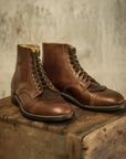 Parade Brogue Boot - Brown Chrome - 8 EEE