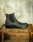 Whole-cut Chelsea Boot - Charcoal Nubuck - Blackout Edge