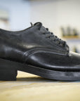 Derby Black Veg Tan