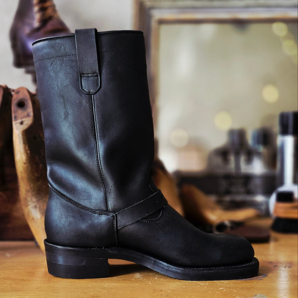 Heritage J. Leckie Rider - Black Oil Tan - 8.5 E