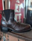 ReBoot - Aurora Square Toe - Brown Pull Up - 6.5 E