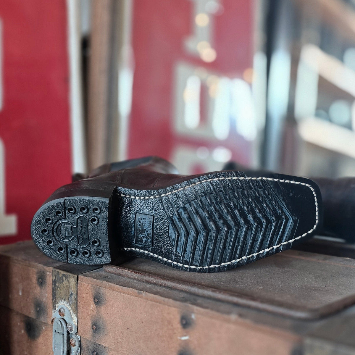ReBoot - Aurora Square Toe - Brown Pull Up - 6.5 E