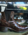 ReBoot - Aurora Square Toe - Brown Pull Up - 6.5 E