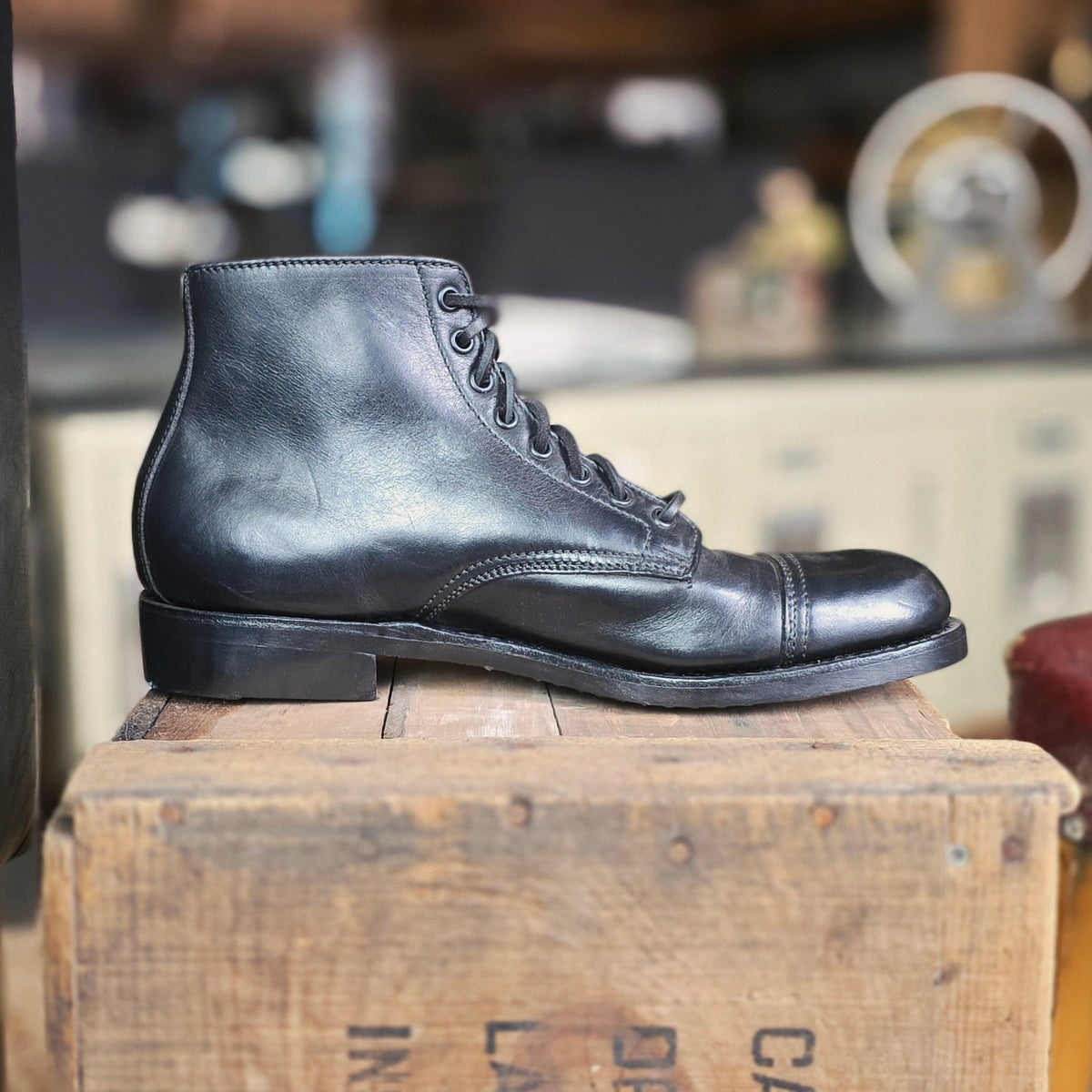 Service Boot - Black Chrome - 9.5 E