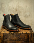 Whole-cut Chelsea Boot Charcoal Nubuck - Natural Edge