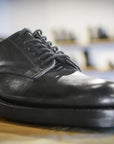 Derby Black Veg Tan