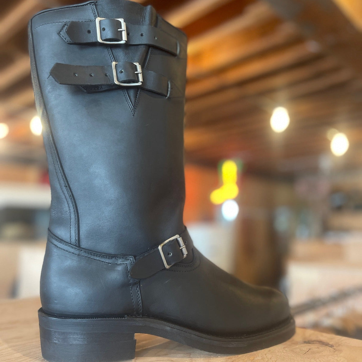 Heritage Engineer Rider - Black Oil Tan - 9.5 E