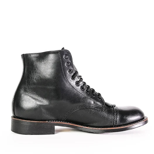 Parade Boot Brogue - Black Chrome - Boots