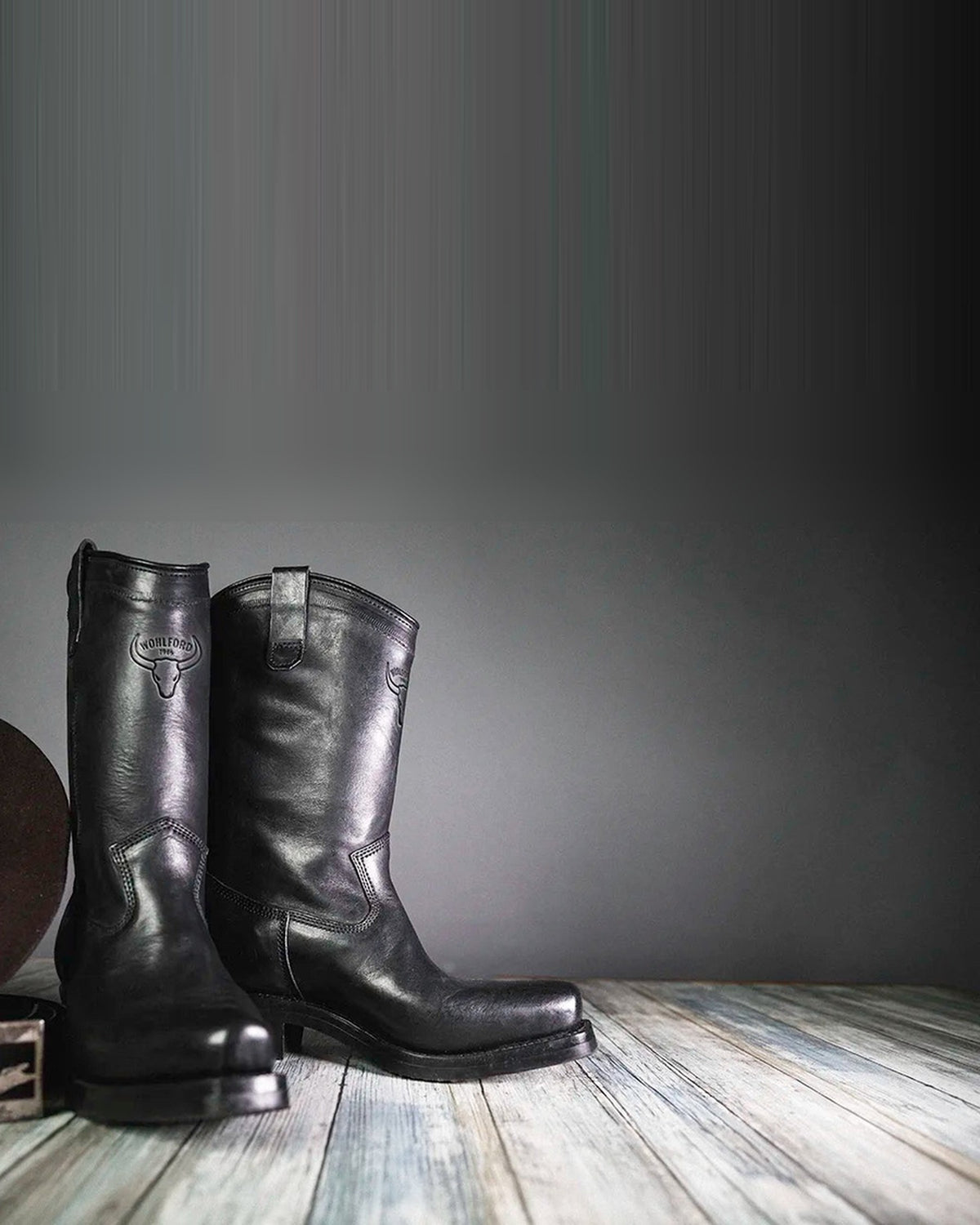 Black Beauty boots, handcrafted in East Vancouver